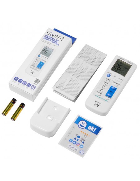 Mando a distancia universal ewent ew1579 para aire acondicionado