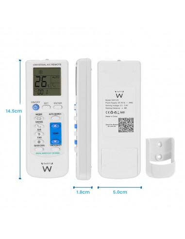 Mando a distancia universal ewent ew1579 para aire acondicionado