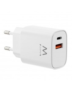 Cargador ewent ew1326 30w usb tipo a - usb tipo c