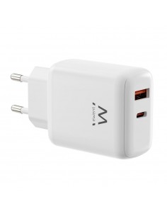 Cargador ewent ew1329 45w usb tipo a - usb tipo c