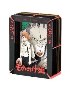 Princesa mononoke & san paper theater 10x8x4 cm la princesa mononoke