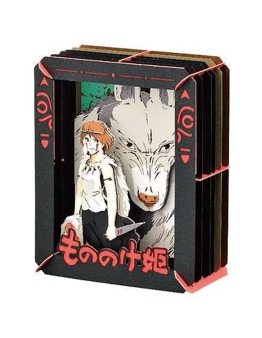 Princesa mononoke & san paper theater 10x8x4 cm la princesa mononoke