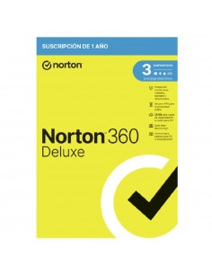 Antivirus norton deluxe 25gb español 1 usuario 3 dispositivos 1 año esd electronica