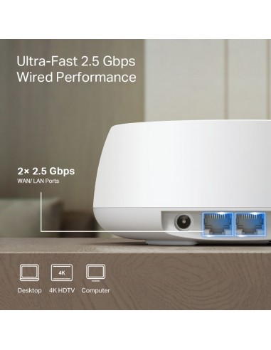 Wifi mesh tp - link deco be25 be3600 pack 3 unidades