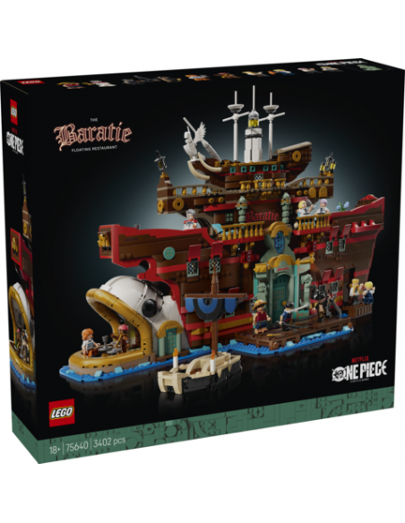 Lego one piece restaurante flotante baratie