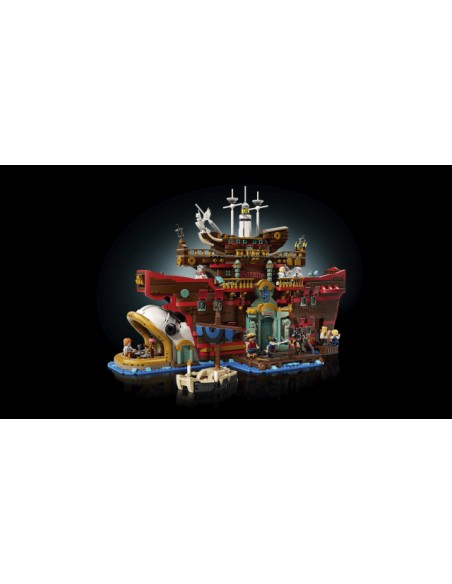 Lego one piece restaurante flotante baratie