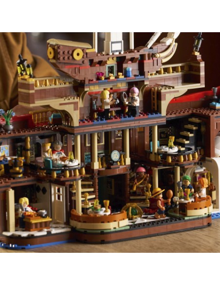 Lego one piece restaurante flotante baratie