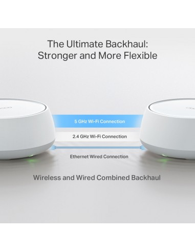 Wifi mesh tp - link deco be25 be3600 pack 2 unidades