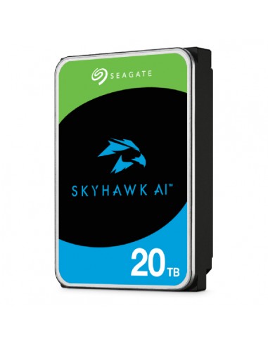 Disco duro interno hdd seagate skyhawk ai st20000ve003 20tb 3.5 pulgadas 512mb sata 6gb - s