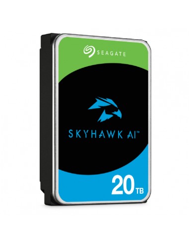 Disco duro interno hdd seagate skyhawk ai st20000ve003 20tb 3.5 pulgadas 512mb sata 6gb - s