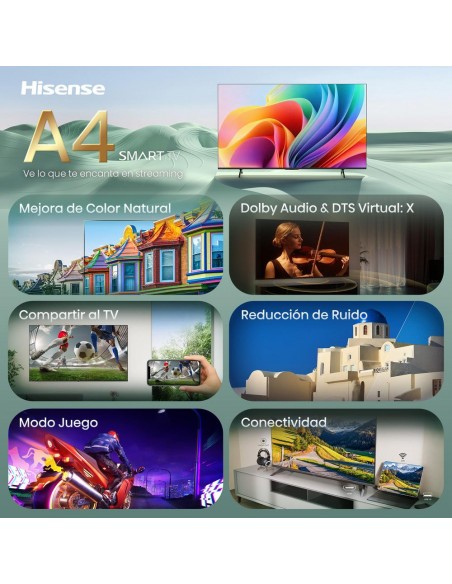 Tv hisense 40 pulgadas qled fhd - 40a4s - smart tv Tv hisense 40 pulgadas qled fhd - 40a4s - smart tv