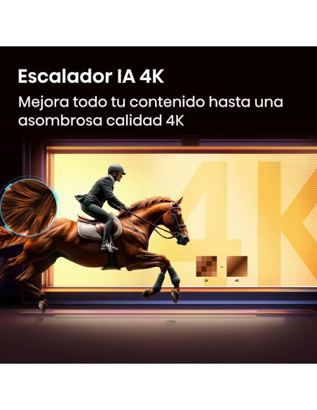 Tv hisense 50 pulgadas qled 4k uhd - 50e7s - smart tv