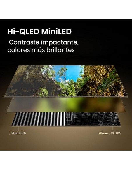 Tv hisense 55 pulgadas mini led 4k uhd - 55e8s - smart tv
