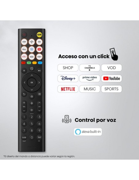 Tv hisense 65 pulgadas mini led 4k uhd - 65e8s - smart tv
