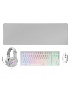 Combo mars gaming mcp - rgb3w 4 en 1 blanco