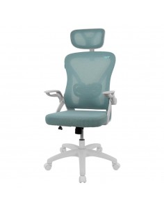 Silla gaming drift drair35 blanca - turquesa