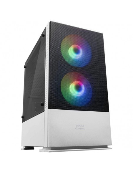 Caja ordenador mars gaming mcz premium micro atx 1 x usb 3.0 2 x usb 2.0 2 x 120mm frgb blanco Caja ordenador mars gaming mcz premium micro atx 1 x usb 3.0 2 x usb 2.0 2 x 120mm frgb blanco