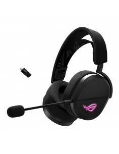Auriculares gaming asus rog pelta inalambrico negro