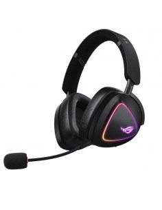 Auriculares gaming asus rog delta ii inalambrico negro