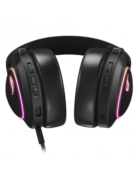 Auriculares gaming asus rog delta ii inalambrico negro