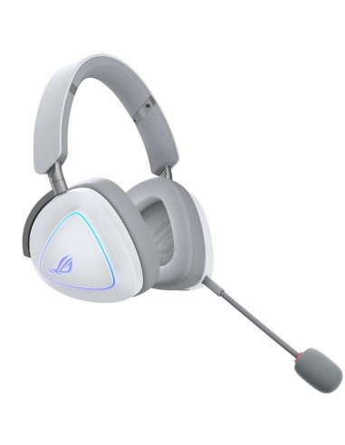 Auriculares gaming asus rog delta ii inalambrico blanco