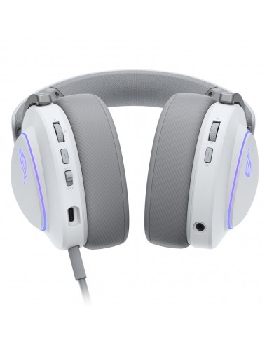 Auriculares gaming asus rog delta ii inalambrico blanco