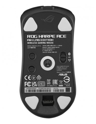 Raton inalambrico gaming asus rog harpe ace aim lab edition negro