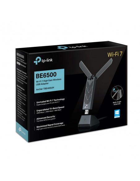 Adaptador de red usb tp - link archer tbe400uh be6500 Adaptador de red usb tp - link archer tbe400uh be6500