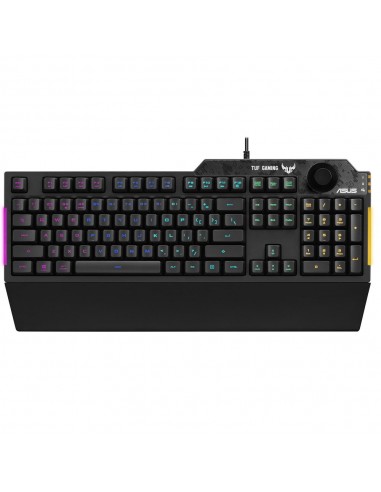 Teclado asus tuf gaming k1 rgb negro