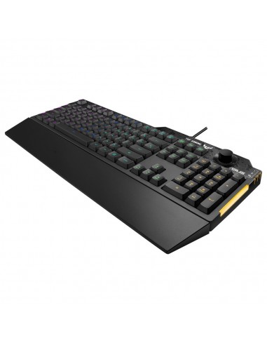 Teclado asus tuf gaming k1 rgb negro