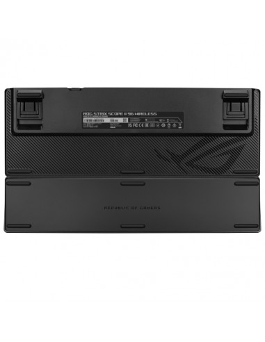 Teclado gaming asus rog strix scope ii 96 inalambrico rgb negro