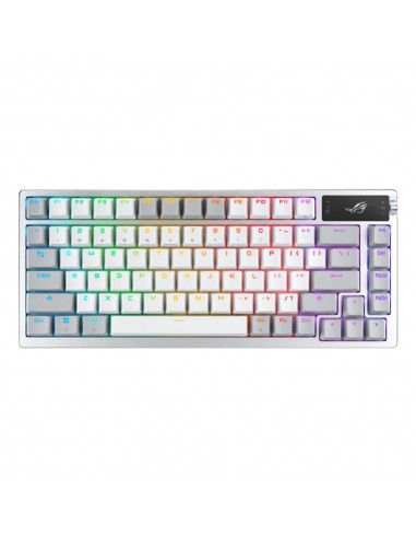 Teclado gaming asus azoth rgb blanco