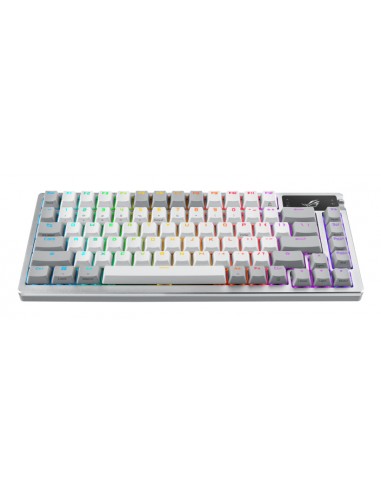 Teclado gaming asus azoth rgb blanco