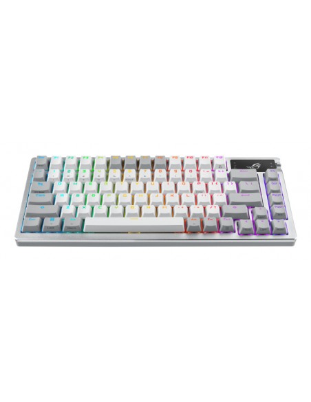 Teclado gaming asus azoth rgb blanco