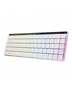 Teclado gaming asus rog falchion rx low profile inalambrico rgb blanco