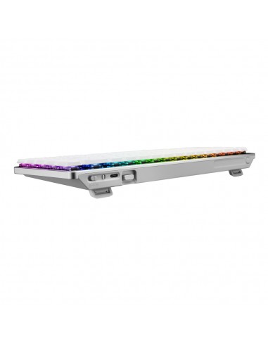 Teclado gaming asus rog falchion rx low profile inalambrico rgb blanco