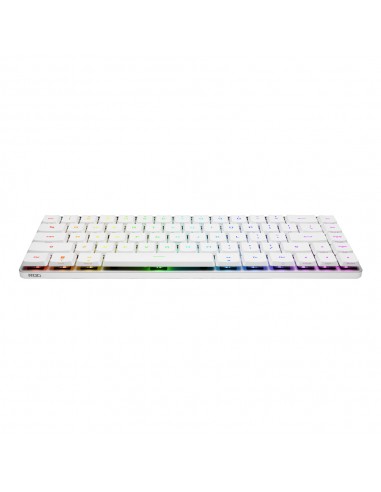 Teclado gaming asus rog falchion rx low profile inalambrico rgb blanco