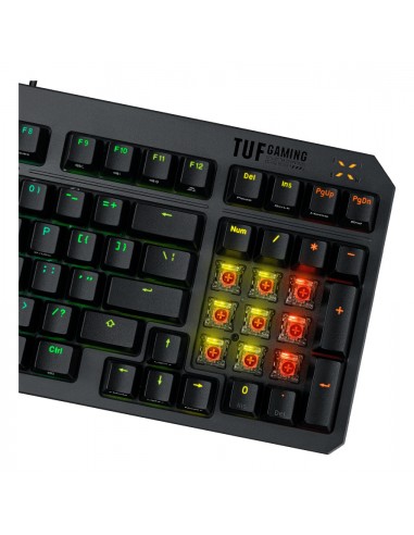 Teclado asus tuf gaming k3 gen ii rgb negro