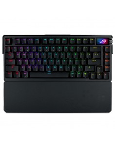 Teclado gaming asus rog azoth extreme inalambrico rgb negro ingles