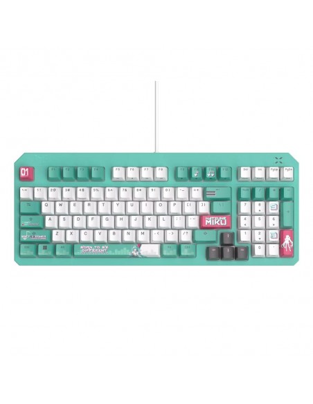 Teclado asus tuf gaming k3 gen ii hatsune miku edition rgb