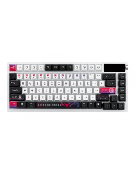 Teclado gaming asus rog azoth nx inalambrico rgb blanco ingles Teclado gaming asus rog azoth nx inalambrico rgb blanco ingles