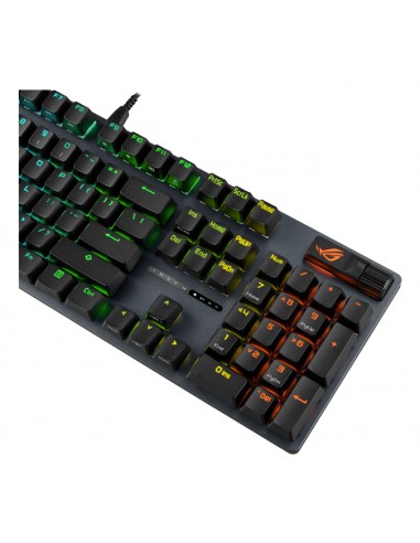 Teclado gaming asus rog strix scope ii x rgb negro