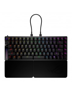Teclado gaming asus rog falcata inalambrico rgb negro ingles