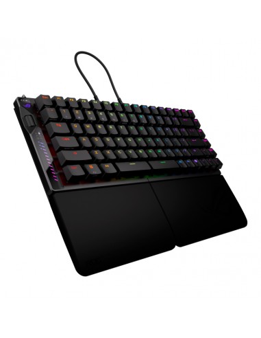 Teclado gaming asus rog falcata inalambrico rgb negro ingles