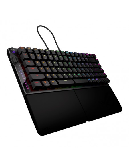 Teclado gaming asus rog falcata inalambrico rgb negro ingles
