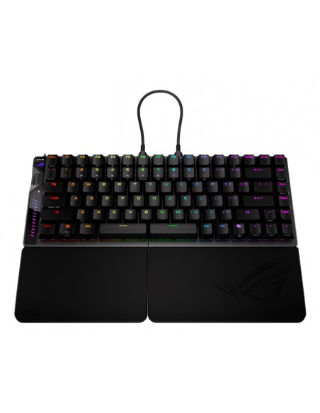 Teclado gaming asus rog falcata inalambrico rgb negro ingles