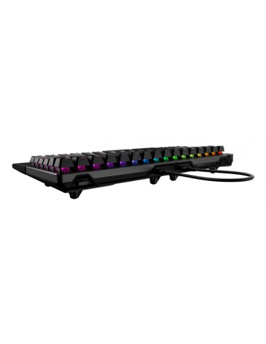 Teclado gaming asus rog falcata inalambrico rgb negro ingles