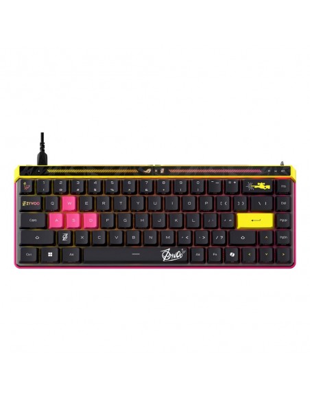 Teclado gaming asus rog falchion ace hfx zywoo edition rgb ingles