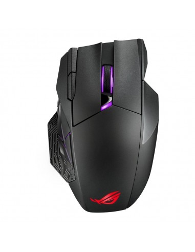 Raton inalambrico gaming asus rog spatha x negro