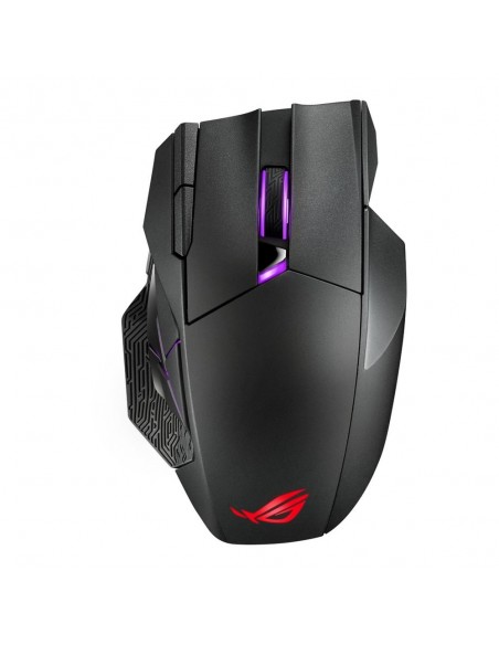Raton inalambrico gaming asus rog spatha x negro